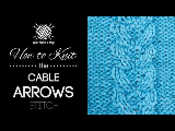 How to Knit the Cable Arrow Stitch
