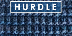 HURDLE KNIT STITCH PATTERN
